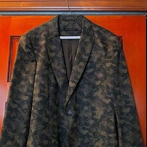 John Varvatos Camo Blazer